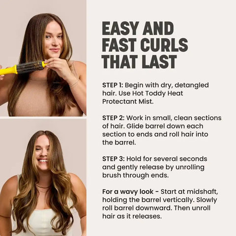 The Curl Party Heated Curling Round Brush