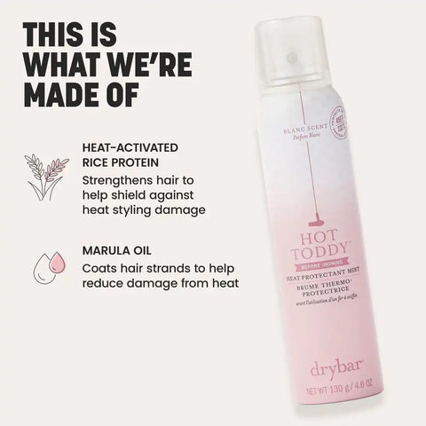 Hot Toddy Heat Protectant Mist Blanc Scent Jumbo Size